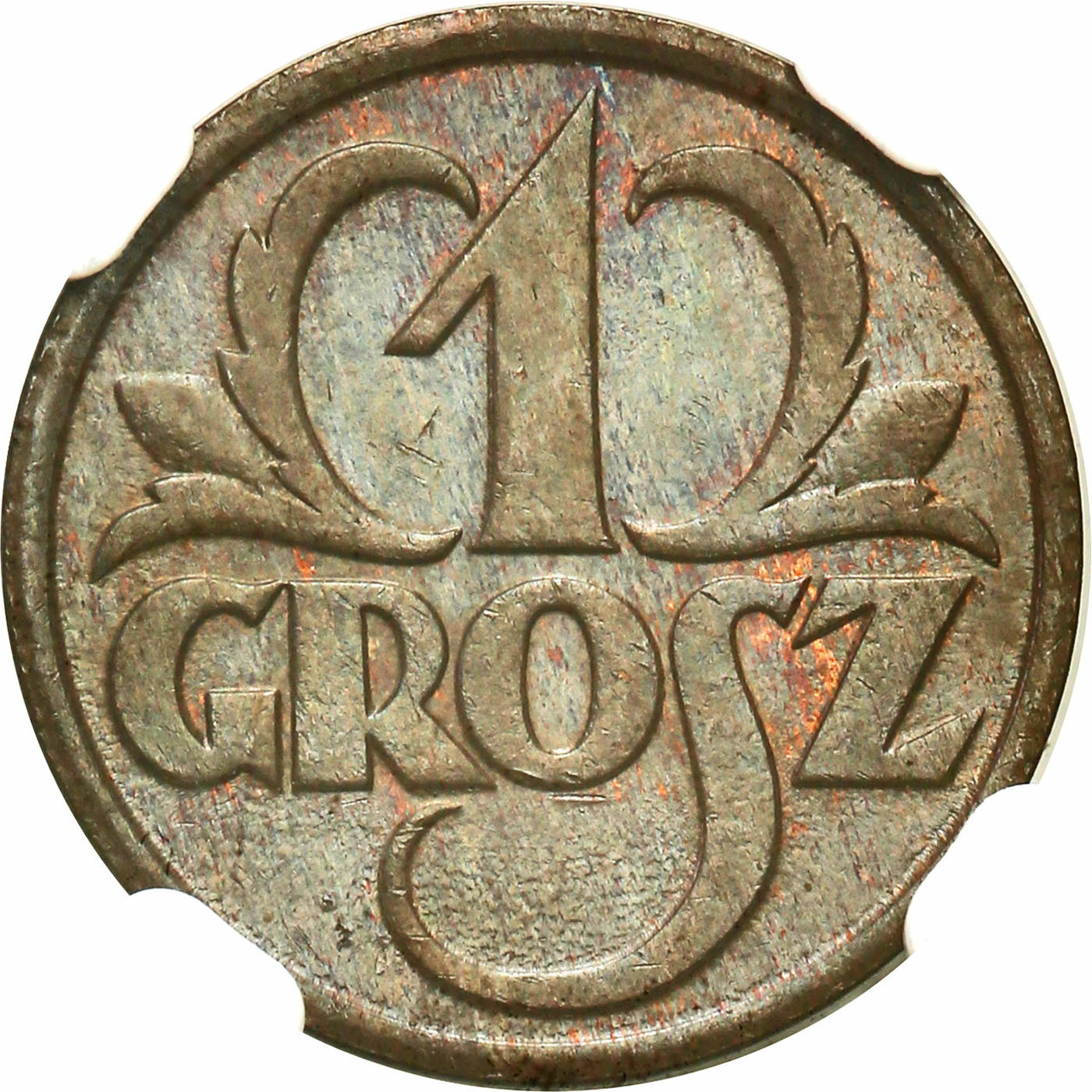II RP. 1 grosz 1928 NGC MS66 BN (MAX)
